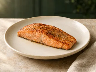 Illustrative Broiled Salmon