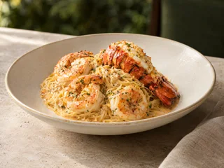 Illustrative Capellini Seafood