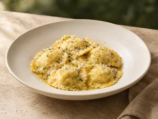 Illustrative Cheese Ravioli