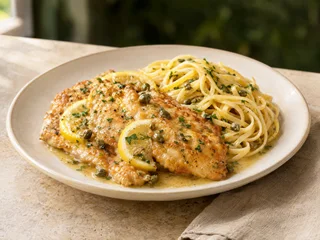 Illustrative Chicken Francese