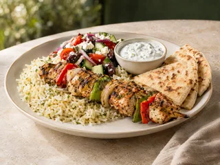 Illustrative Chicken Shish Kebab