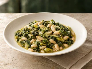 Illustrative Escarole & Beans