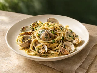 Illustrative Linguine with Clam Sauce
