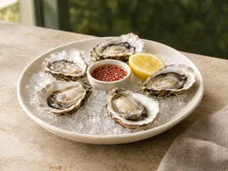 Illustrative Oysters *served raw*