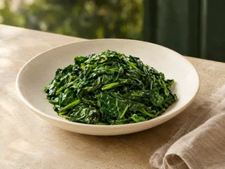 Illustrative Sauteed Spinach