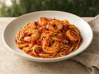Illustrative Shrimp Fra Diavolo