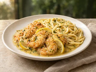 Illustrative Shrimp Francese