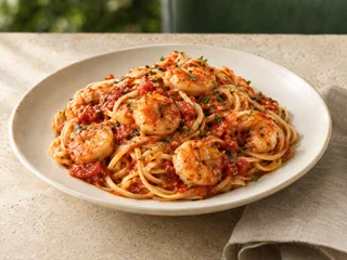 Illustrative Shrimp Marinara