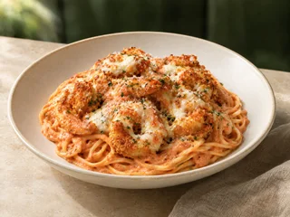Illustrative Shrimp Parm Tini
