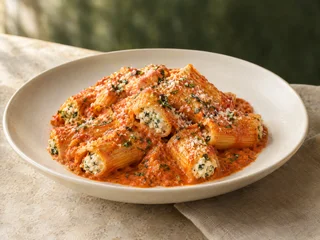 Illustrative Stuffed Rigatoni