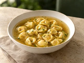 Illustrative Tortellini in Brodo