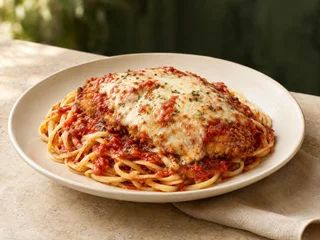 Illustrative Veal Parmigiana